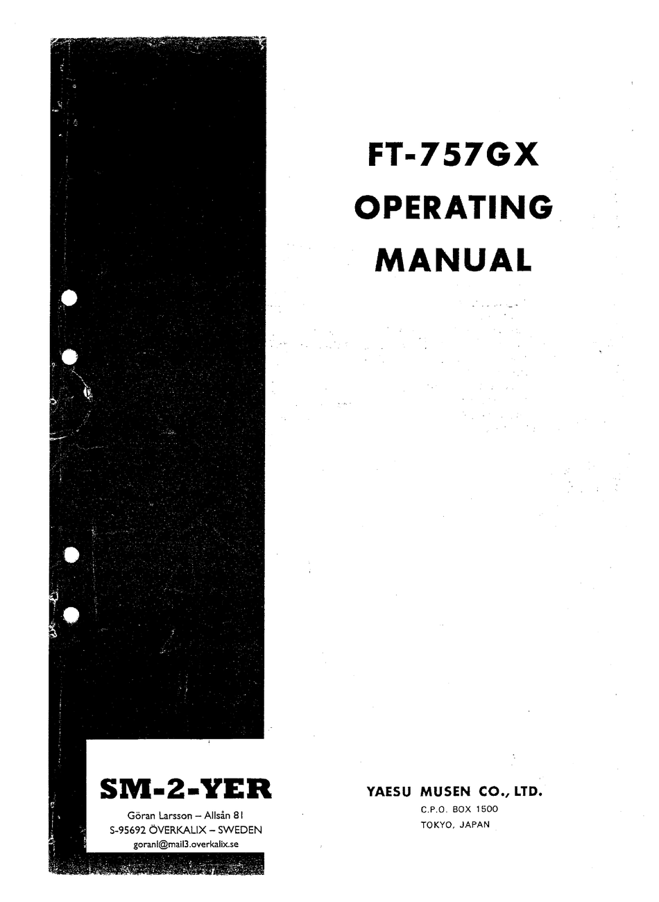 ft 757gx manual