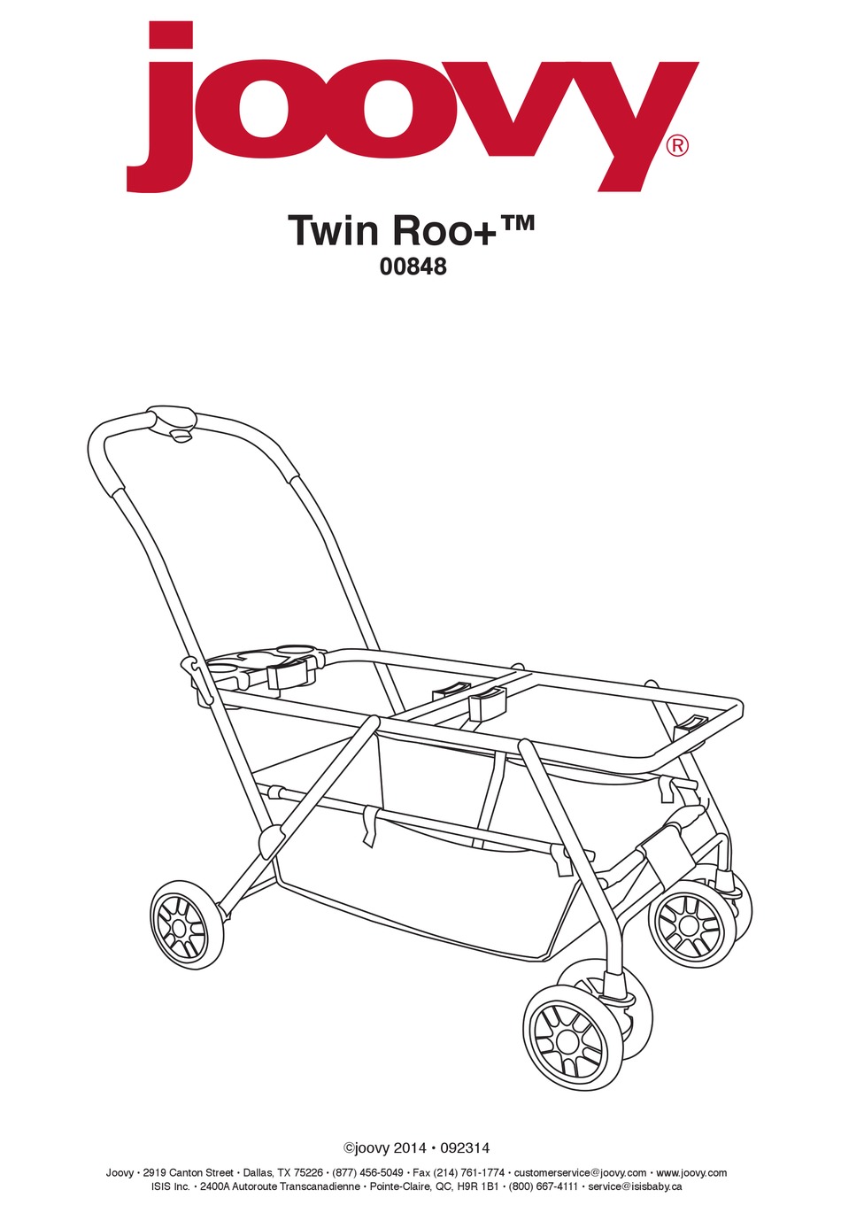 joovy twin roo plus
