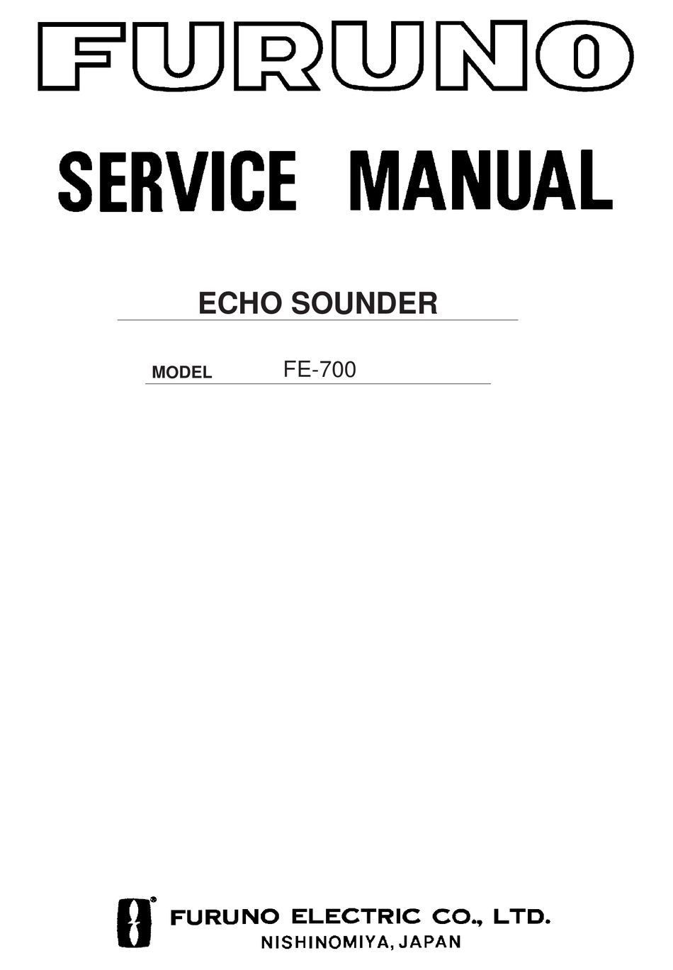 FURUNO FE700 SERVICE MANUAL Pdf Download ManualsLib