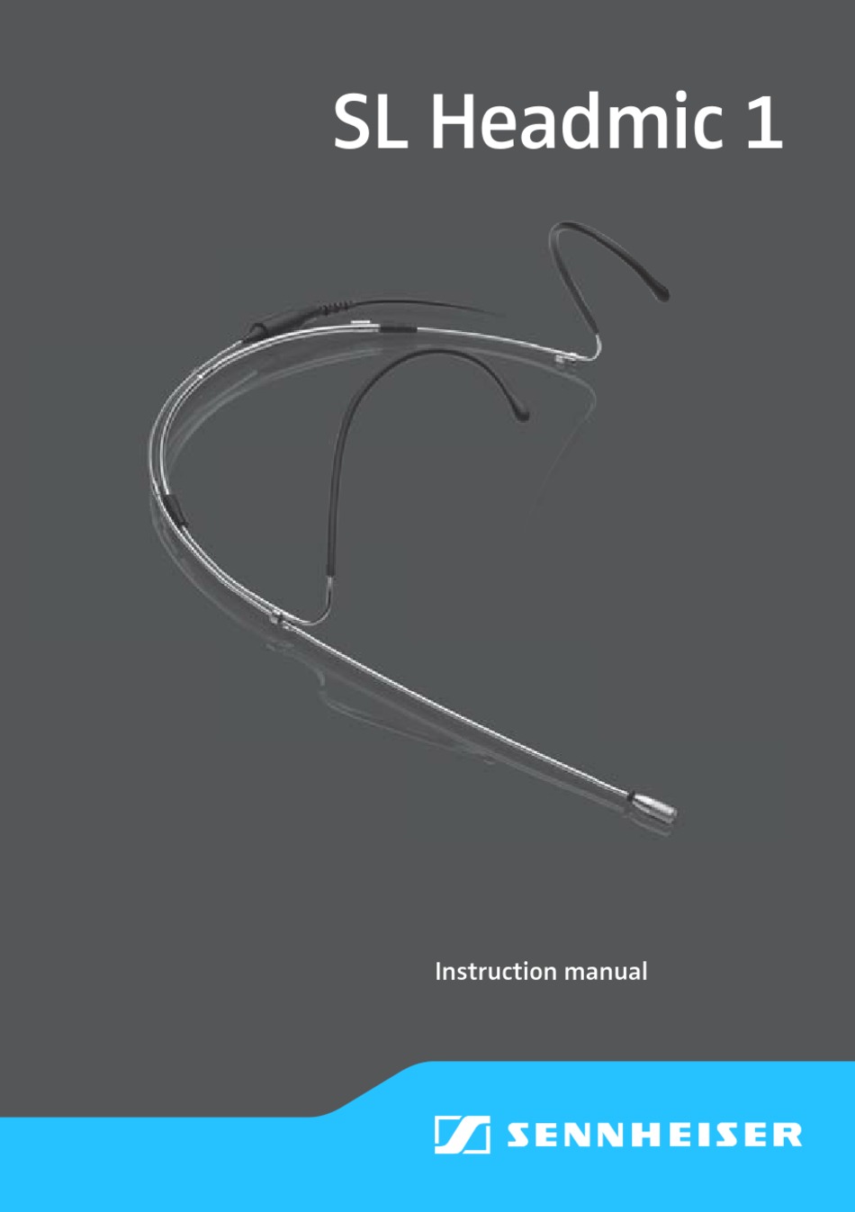 Sennheiser SL Headmic 1 Instruction 