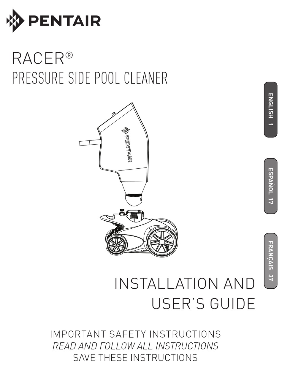 PENTAIR RACER INSTALLATION AND USER MANUAL Pdf Download ManualsLib