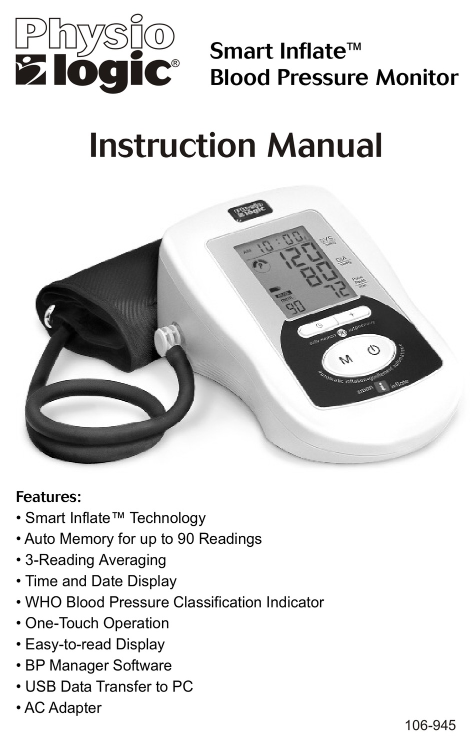 physio logic blood pressure monitor manual