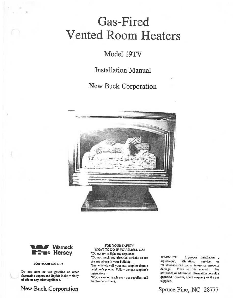 WARNOCK HERSEY 19TV INSTALLATION MANUAL Pdf Download | ManualsLib