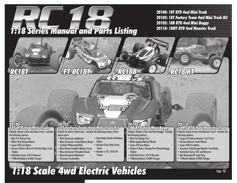 rc18t body