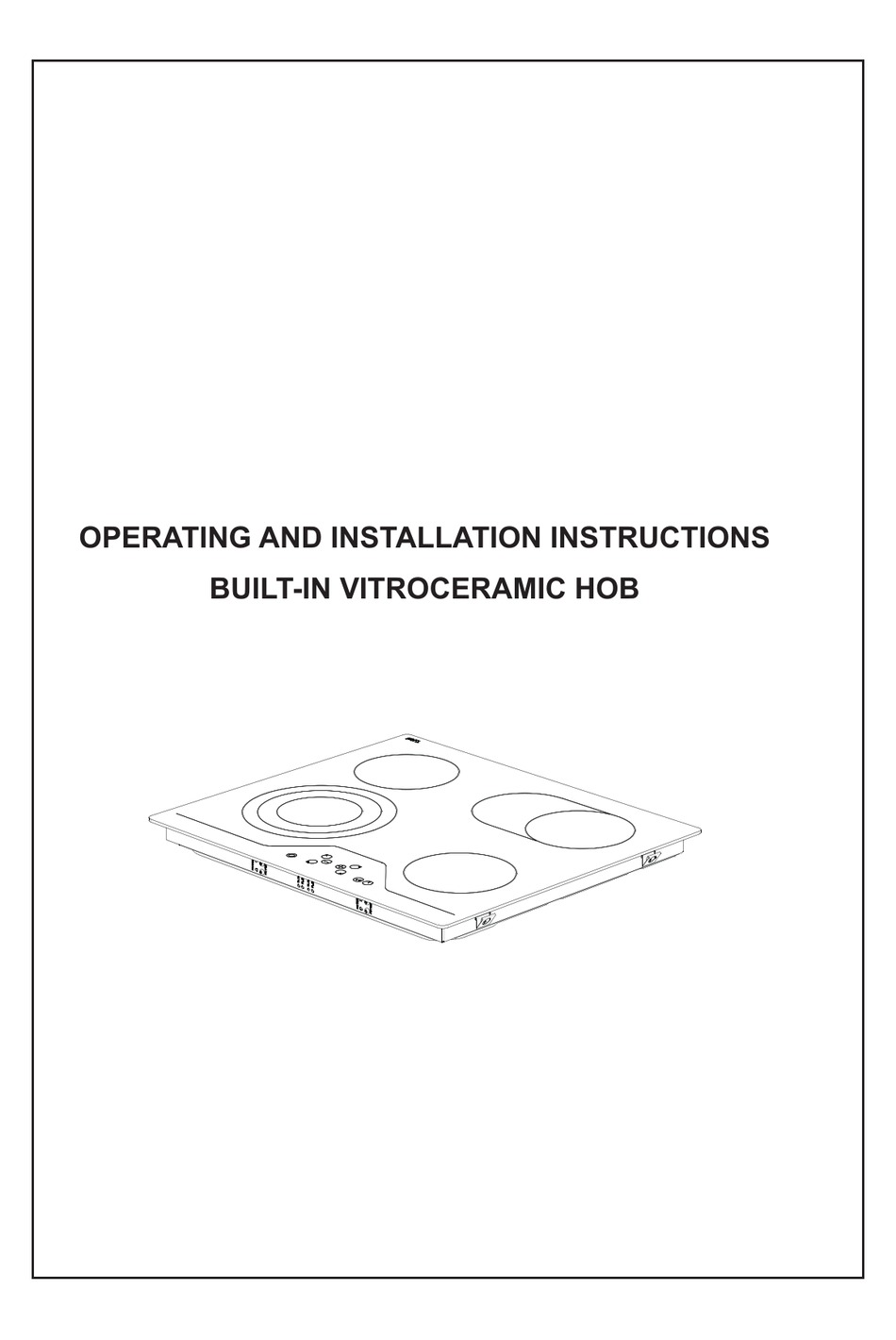 OMEGA OC64TZ OPERATING AND INSTALLATION INSTRUCTIONS Pdf Download ManualsLib