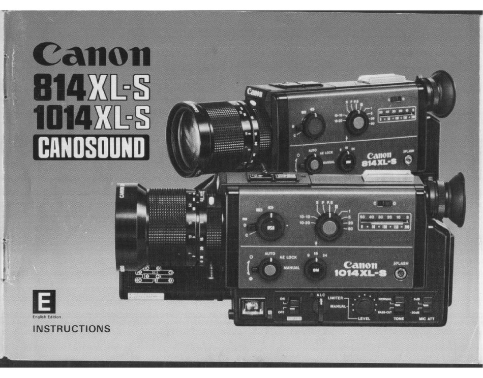 Canon 814xl-s/1014xl-s canosound manuale d'uso/Istruzioni d'uso 