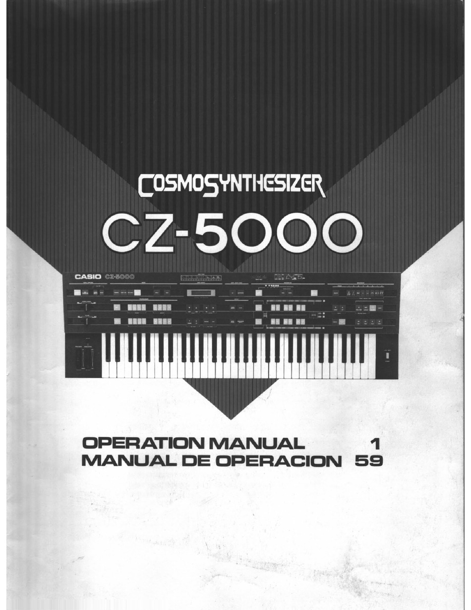 CASIO CZ-5000 COSMOSYNTHESIZER OPERATION MANUAL Pdf Download | ManualsLib