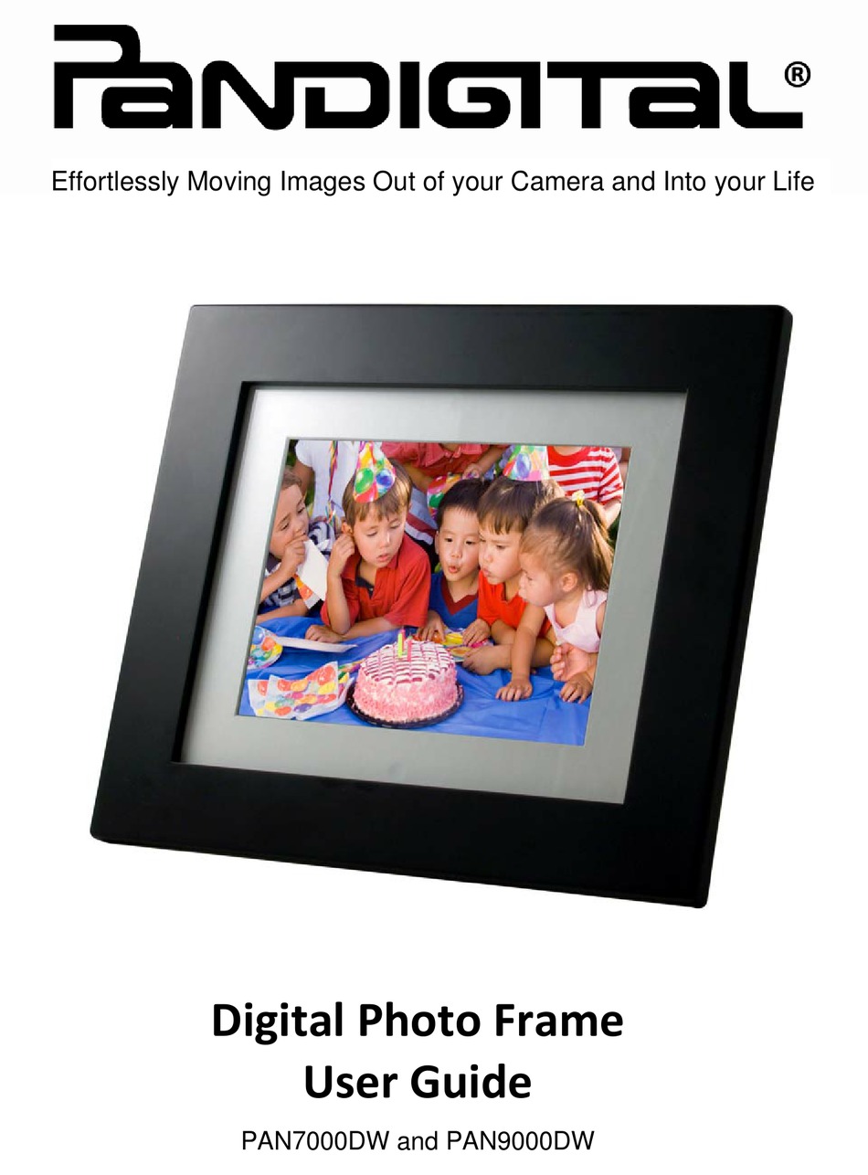 pandigital photo frame troubleshooting