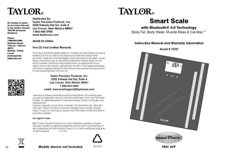 taylor scale error code