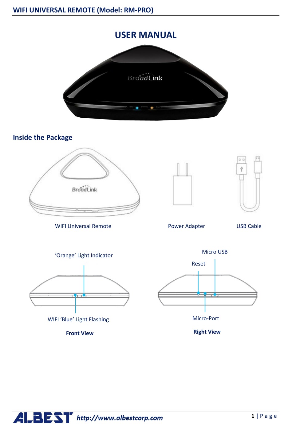 BROADLINK RM-PRO USER MANUAL Pdf Download | ManualsLib