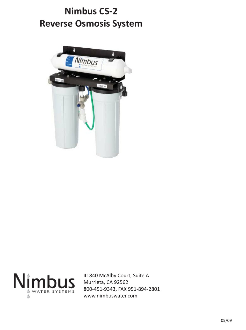 Nimbus Water Store - WaterMaker Five Reverse Osmosis System