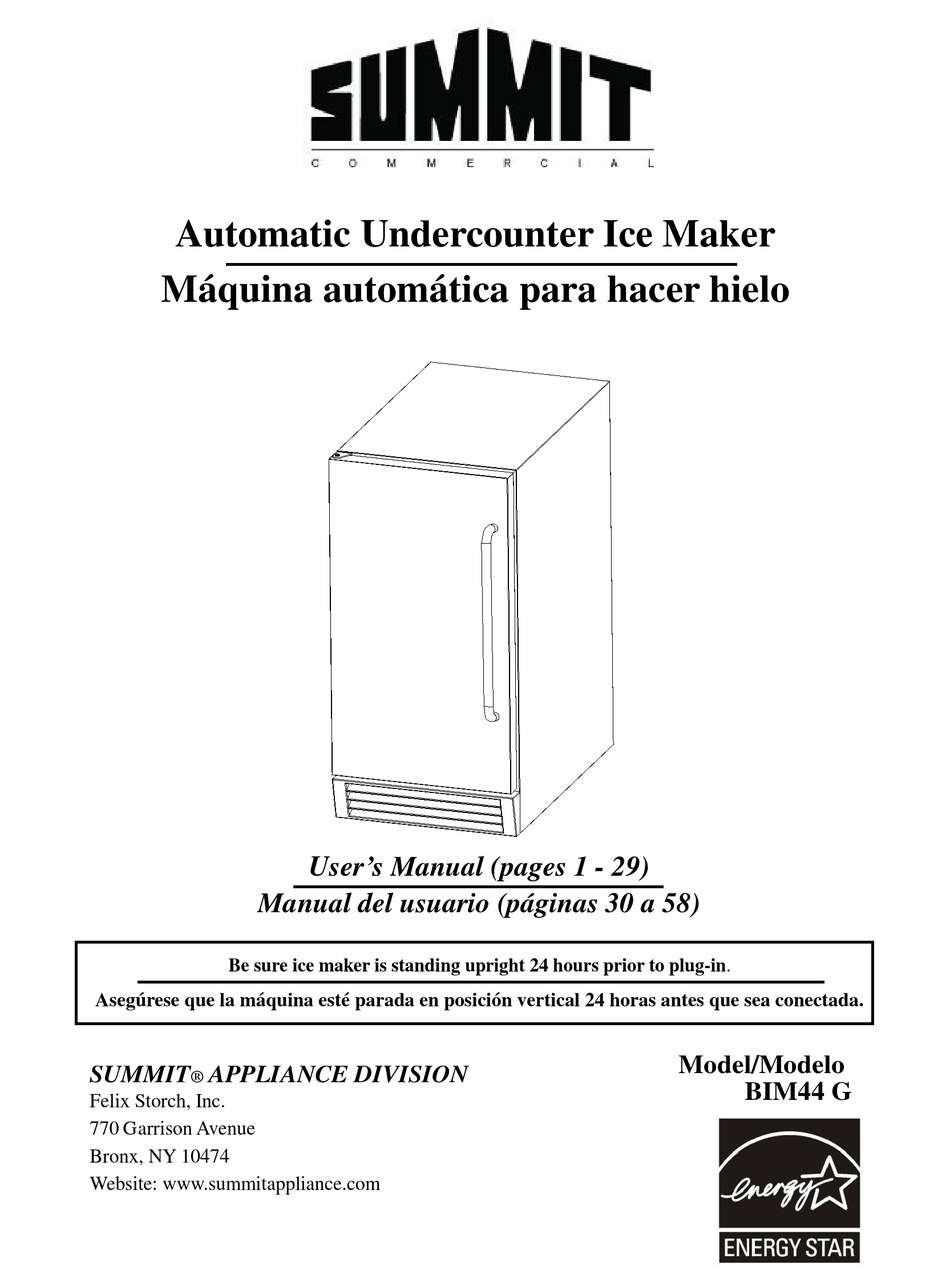 summit bim44g cleaning