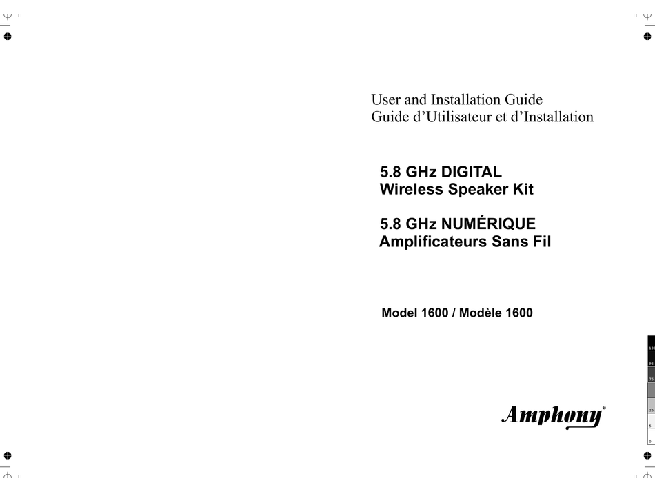 AMPHONY 1600 USER AND INSTALLATION MANUAL Pdf Download ManualsLib