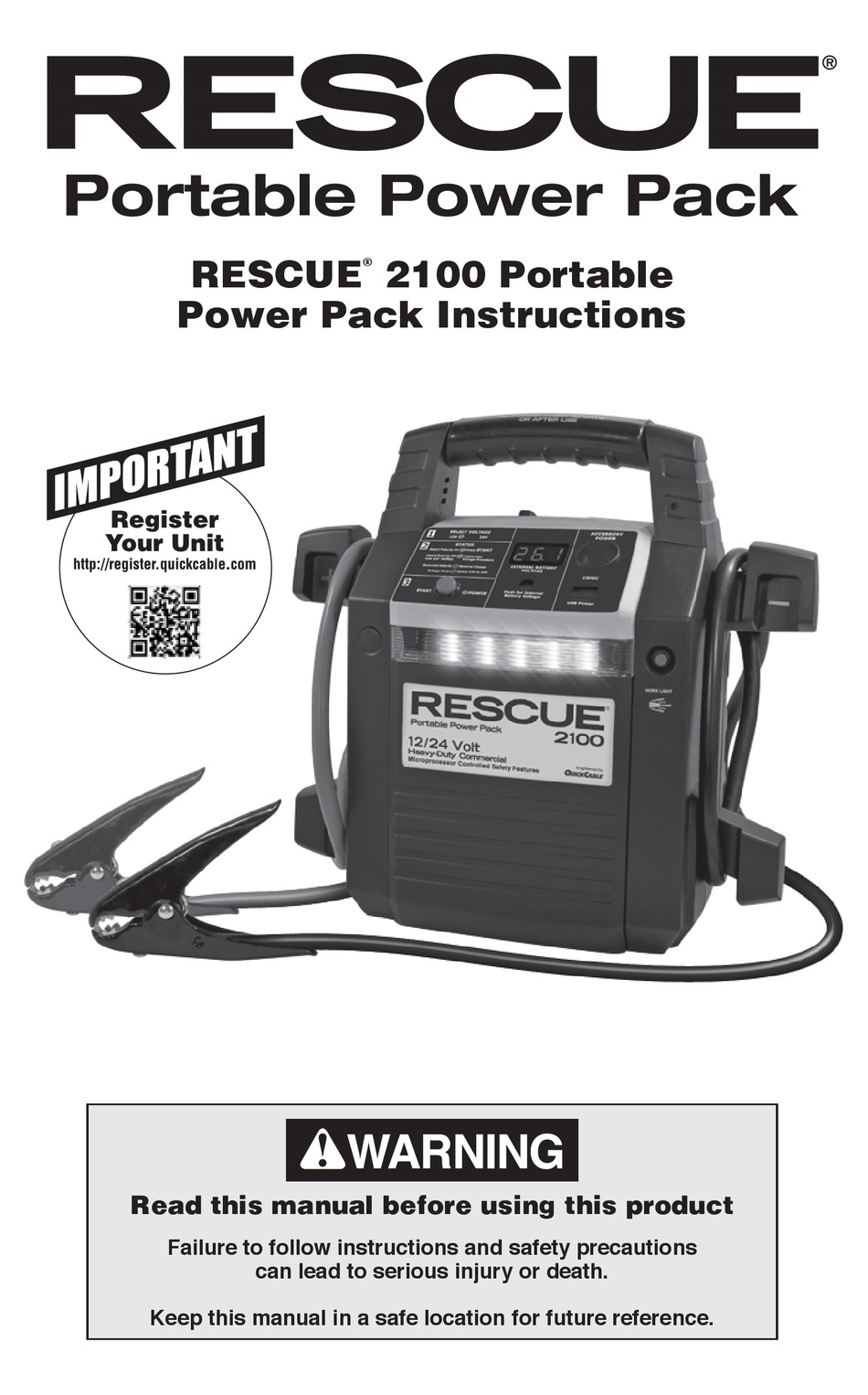 RESCUE 2100 INSTRUCTION MANUAL Pdf Download ManualsLib