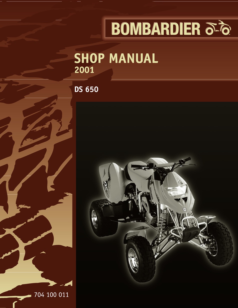 BOMBARDIER DS 650 2001 SHOP MANUAL Pdf Download ManualsLib