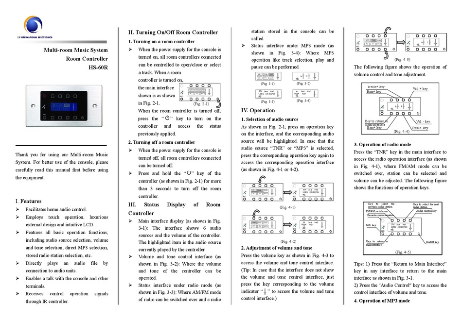 LY INTERNATIONAL HS60R USER MANUAL Pdf Download ManualsLib