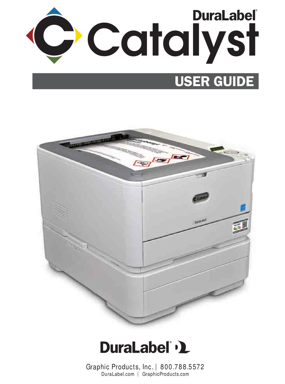 DURALABEL CATALYST USER MANUAL Pdf Download ManualsLib