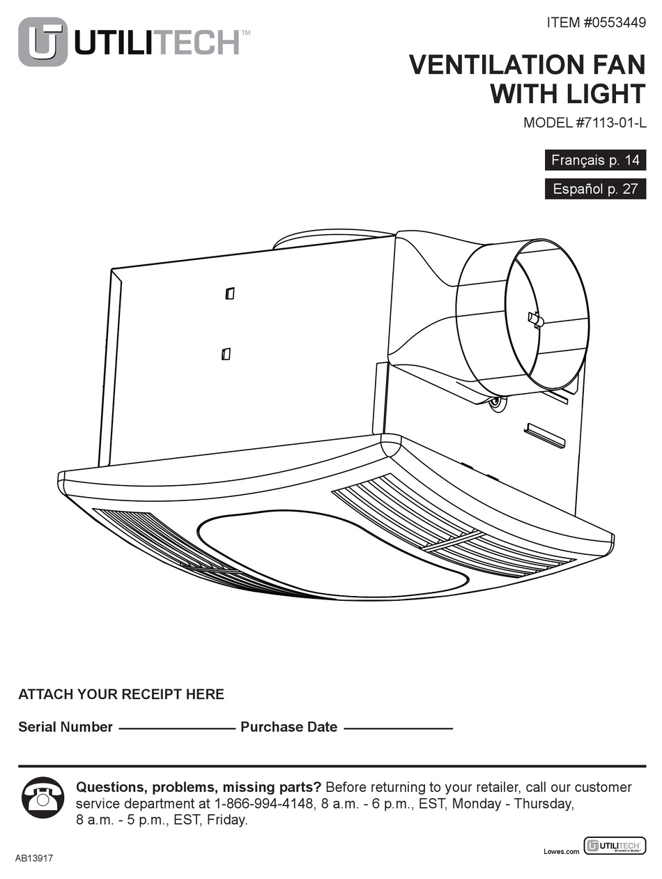 utilitech recessed lighting installation instructions