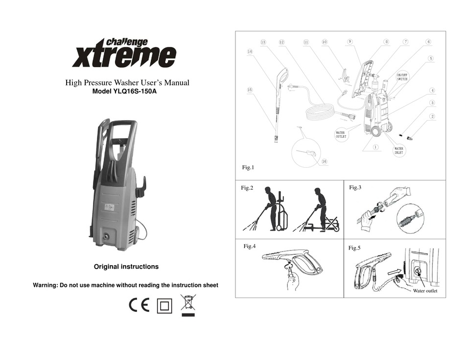Challenge Xtreme 8 Metre Challenge Xtreme Screw Type Pressure Washer Replacement Hose Eight 8M M 