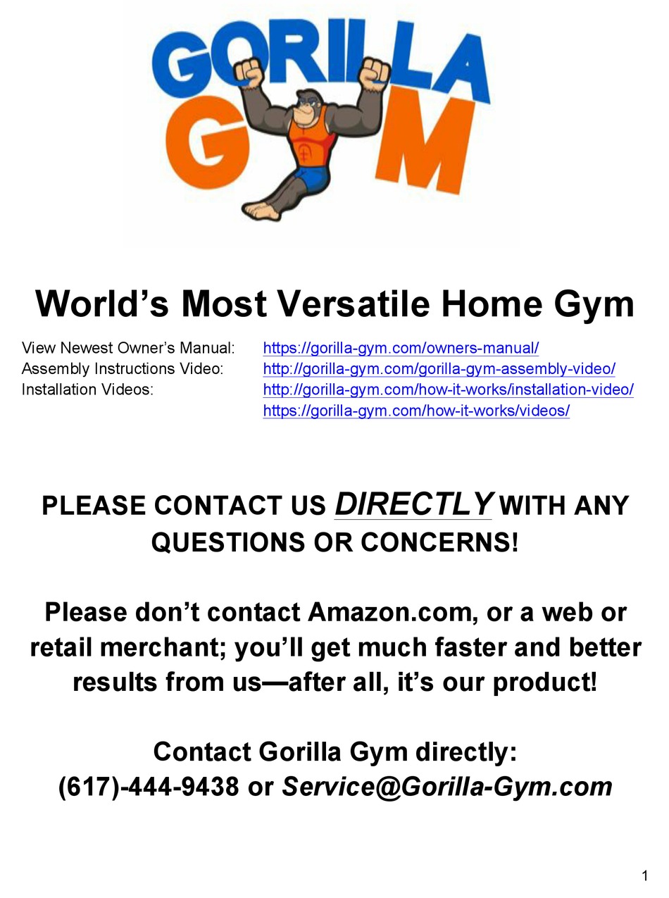 Gorilla Gym Overview Video 