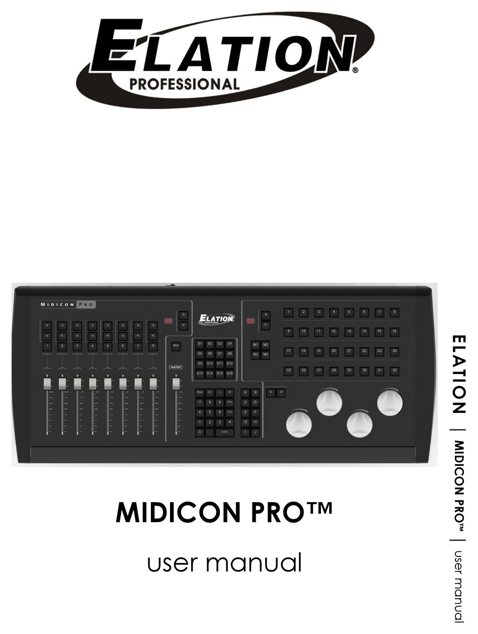 elation midicon pro