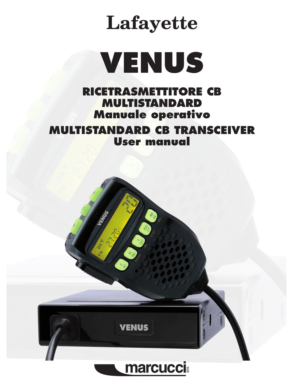 LAFAYETTE VENUS USER MANUAL Pdf Download ManualsLib