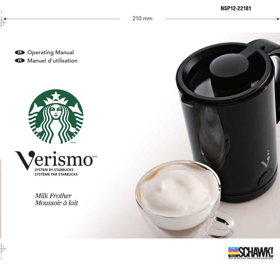 Starbucks Verismo Milk Frother 