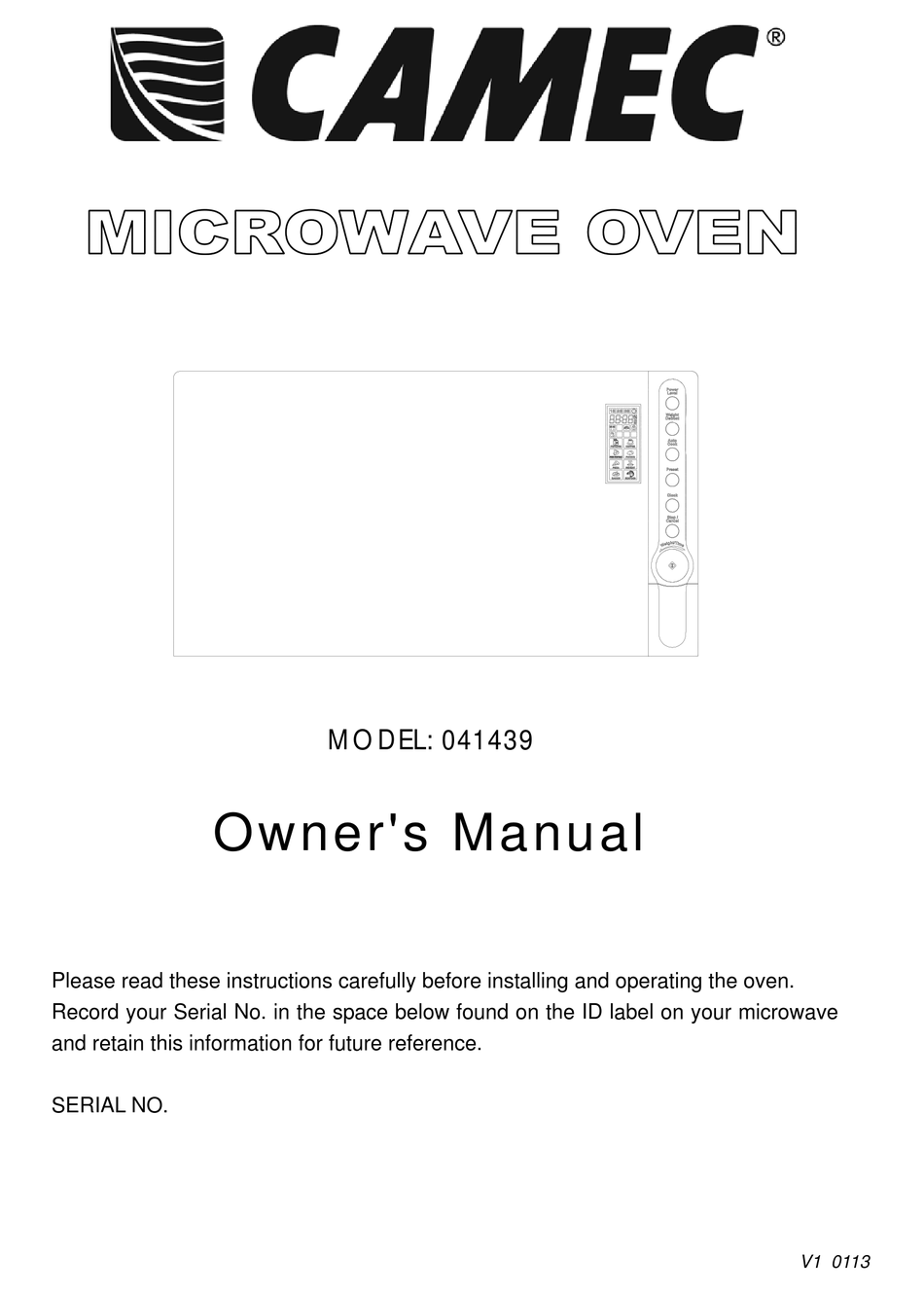 camec microwave oven