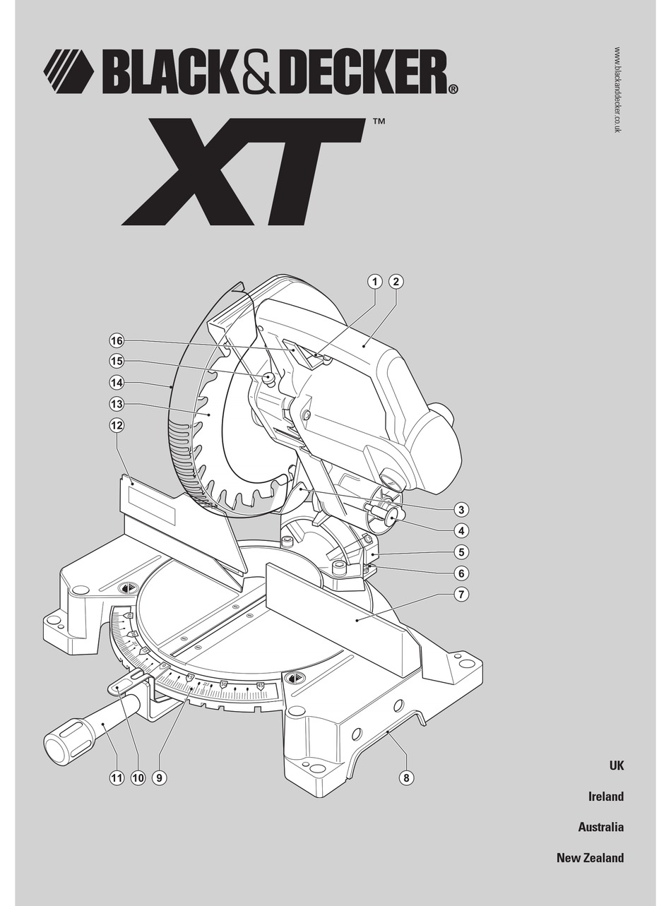 BLACK & DECKER 81/4 COMPUND MITER SAW 9425 INSTRUCTION MANUAL Pdf Download