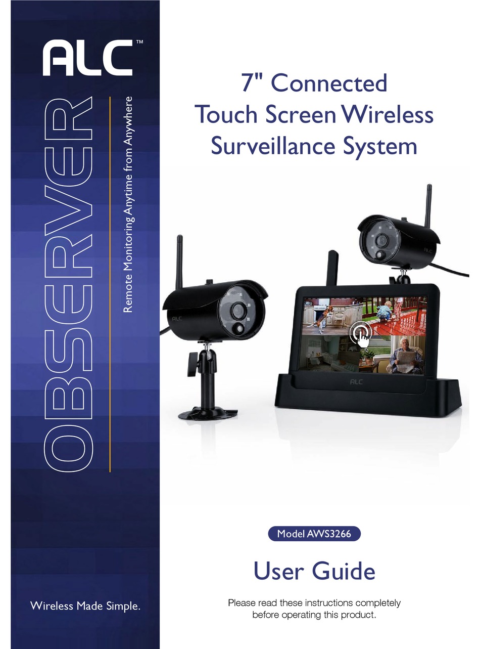 Alc observer best sale wireless surveillance system