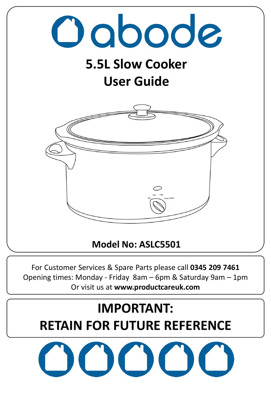 Abode pressure 2024 cooker manual