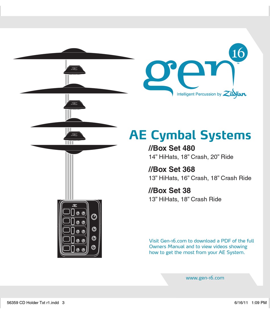 GEN16 BOX SET 480 USER MANUAL Pdf Download | ManualsLib