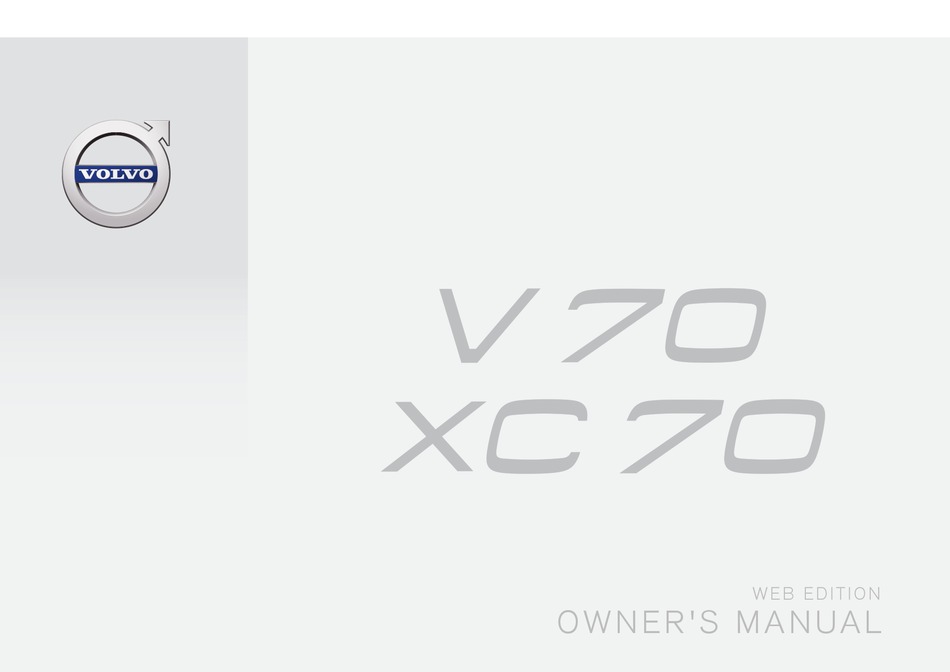 VOLVO XC70 OWNER'S MANUAL Pdf Download | ManualsLib