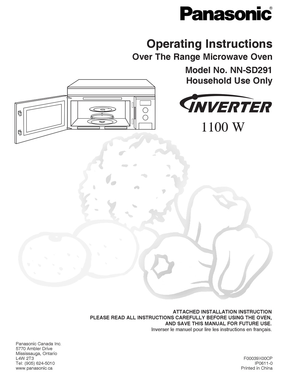 panasonic nn sd291s