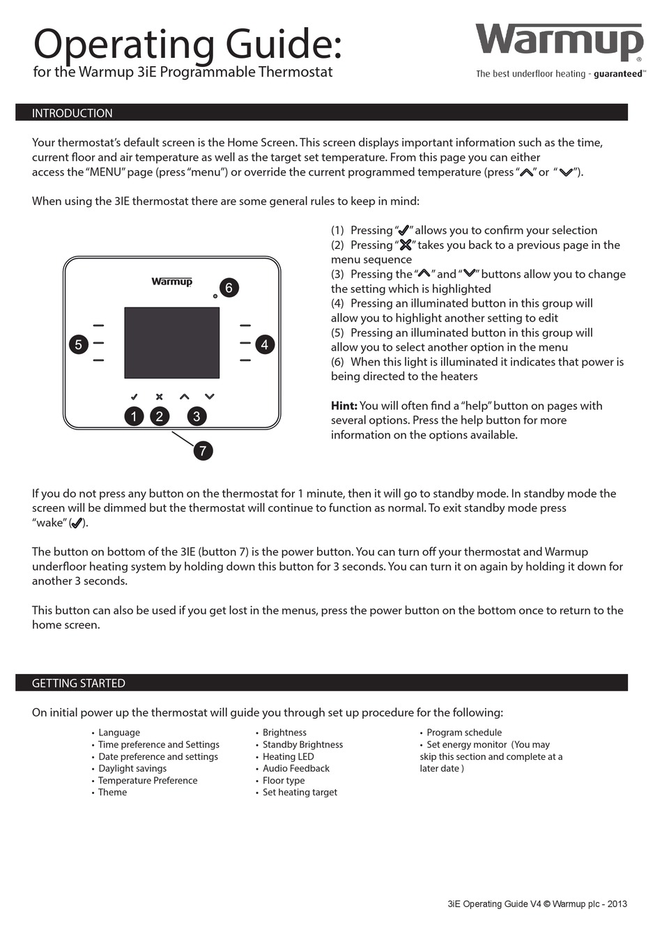 WARMUP 3IE OPERATING MANUAL Pdf Download | ManualsLib