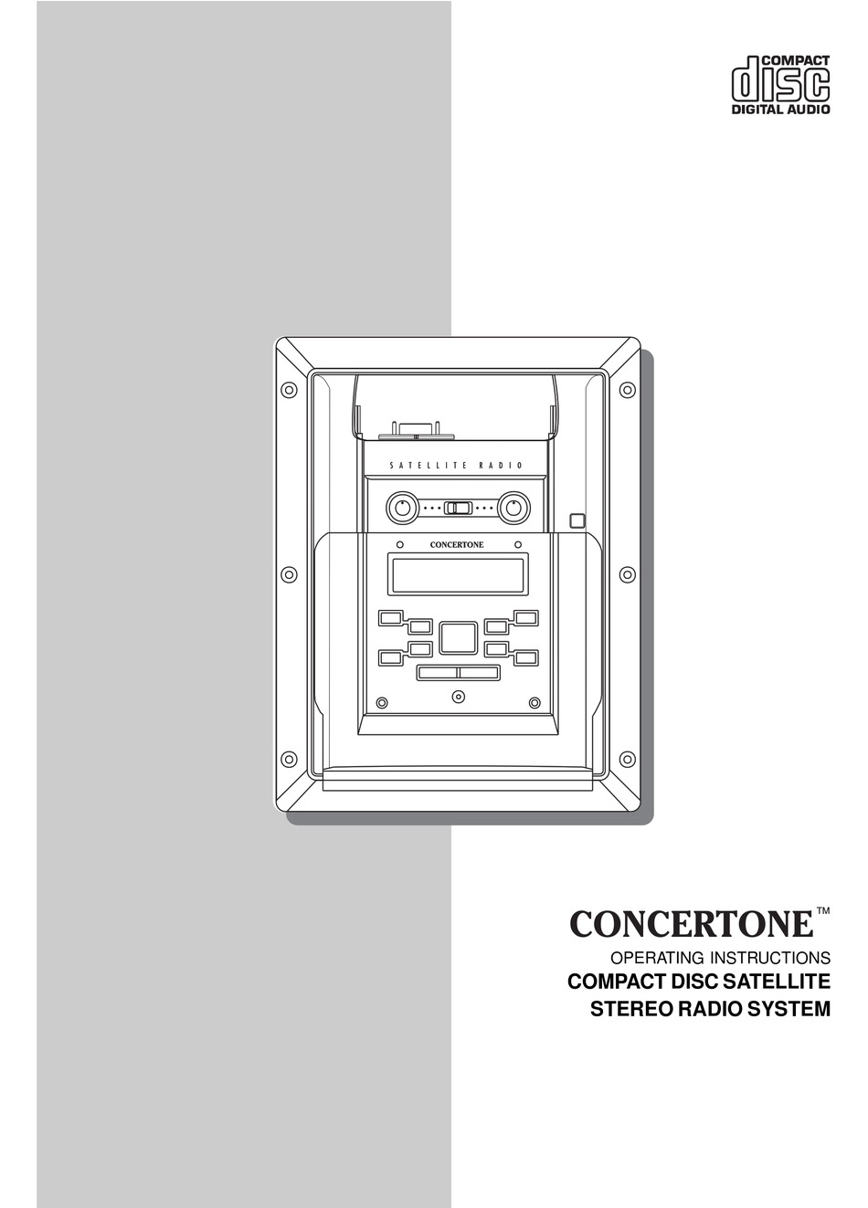 Concertone 12V RV White IR Wall Plate PN WPIR
