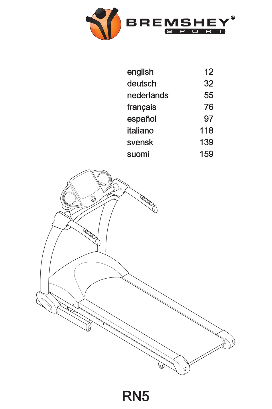 Bremshey best sale treadmill manual