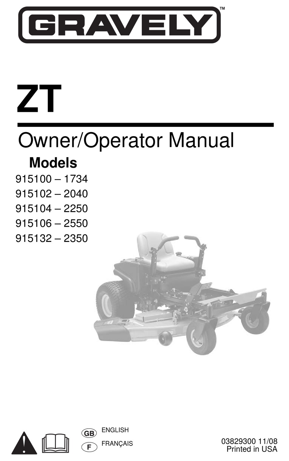 Gravely discount zt 1734