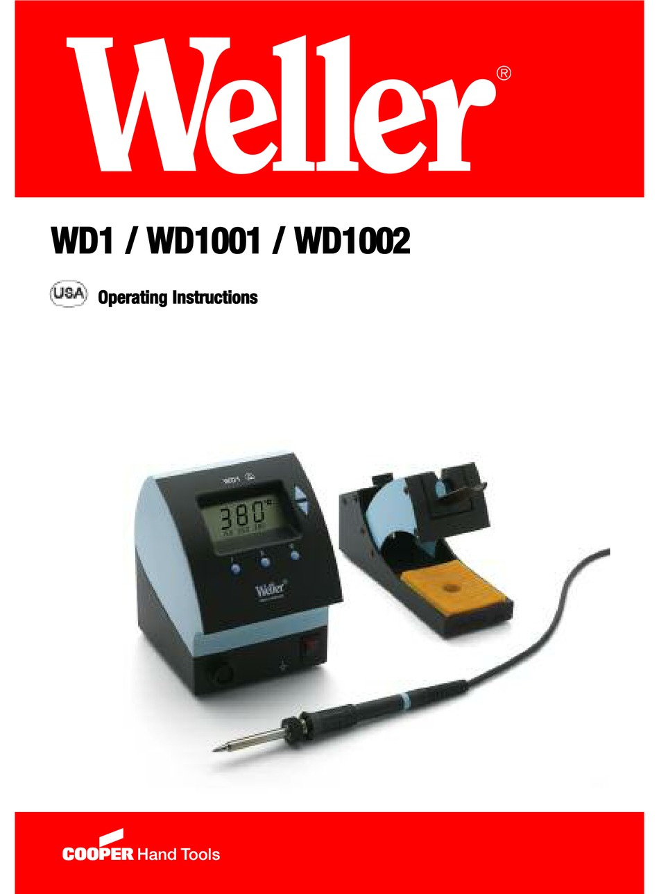 Weller 8200 Manual