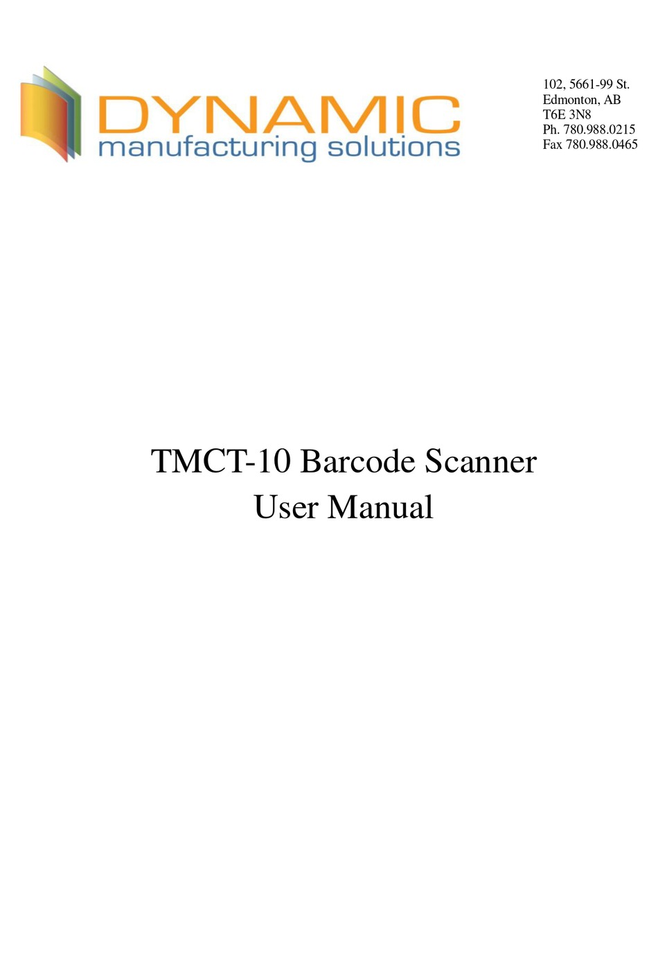 DYNAMIC TMCT-10 USER MANUAL Pdf Download | ManualsLib