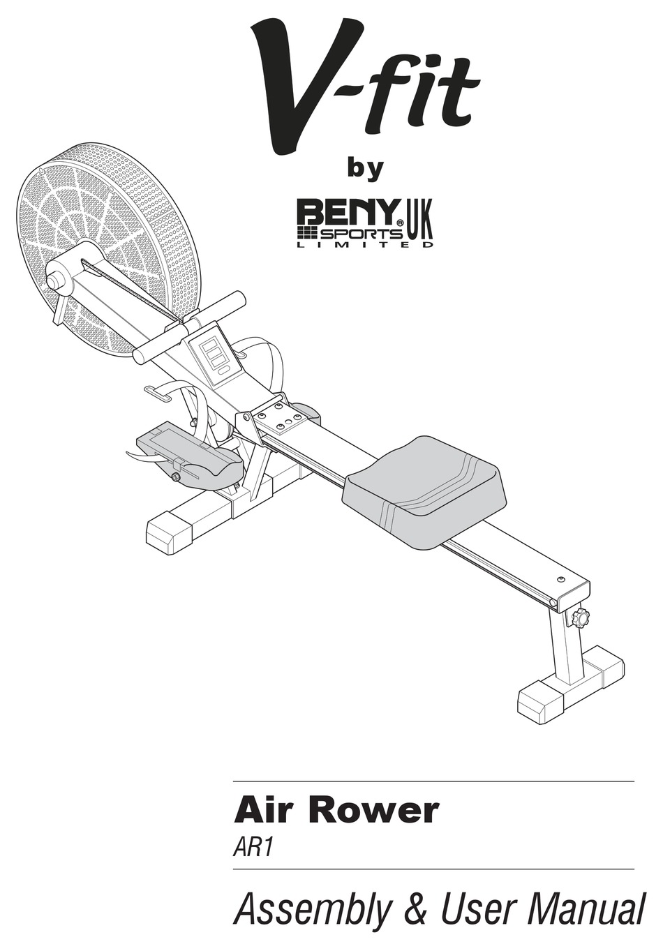 v fit air rower