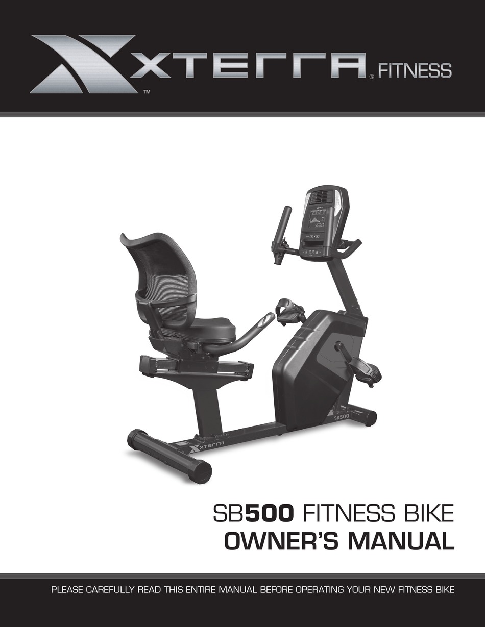 xterra sb500 recumbent bike