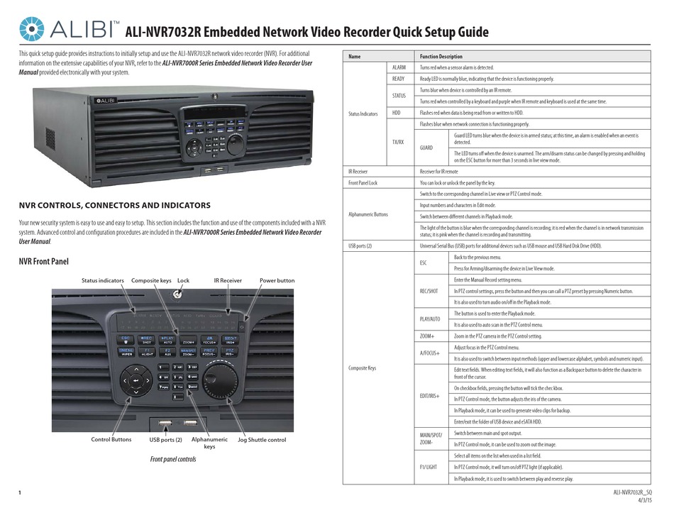 alibi video recorder