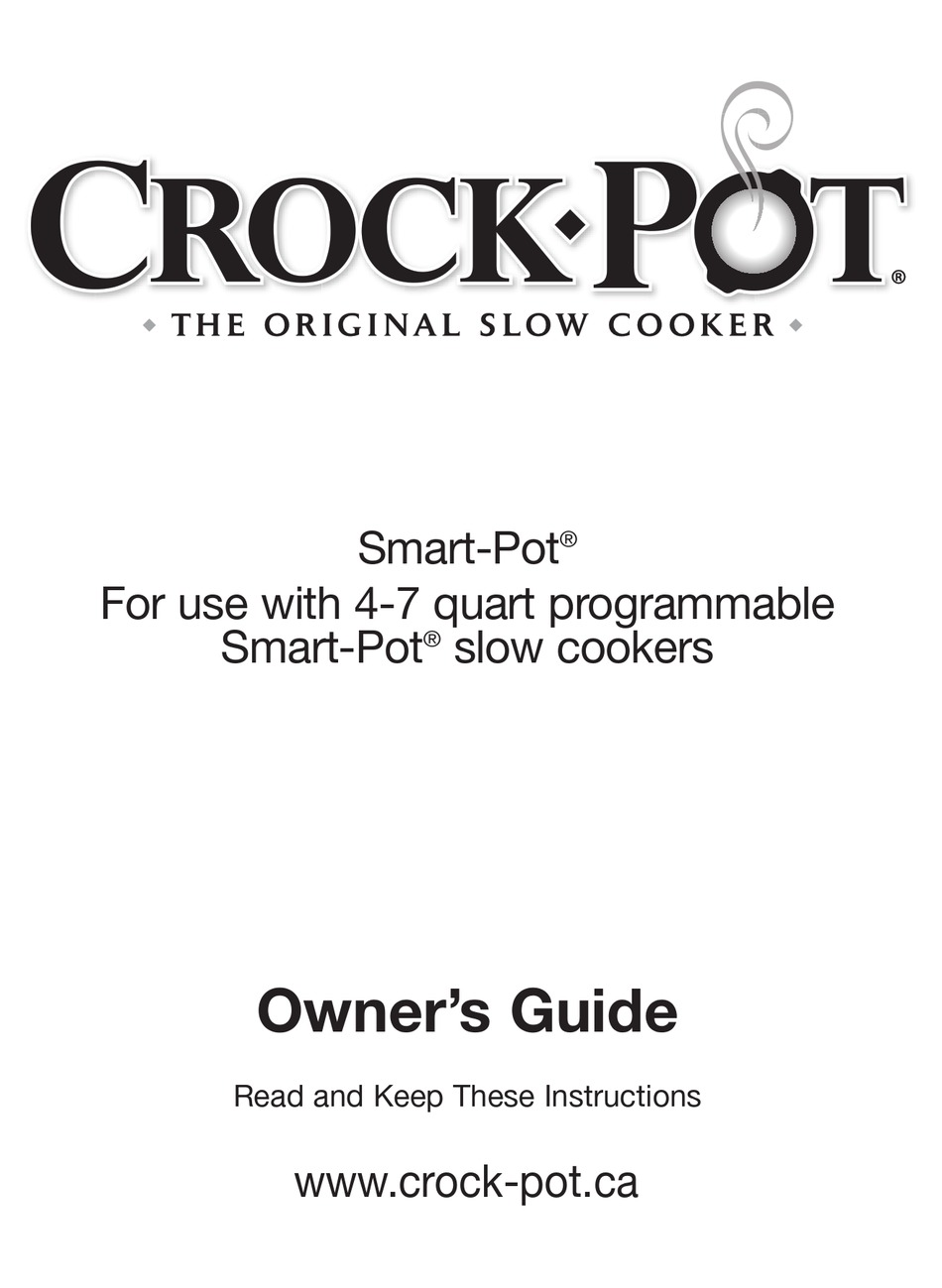 User manual Crock-Pot Sear & Slow CHP700 (English - 8 pages)