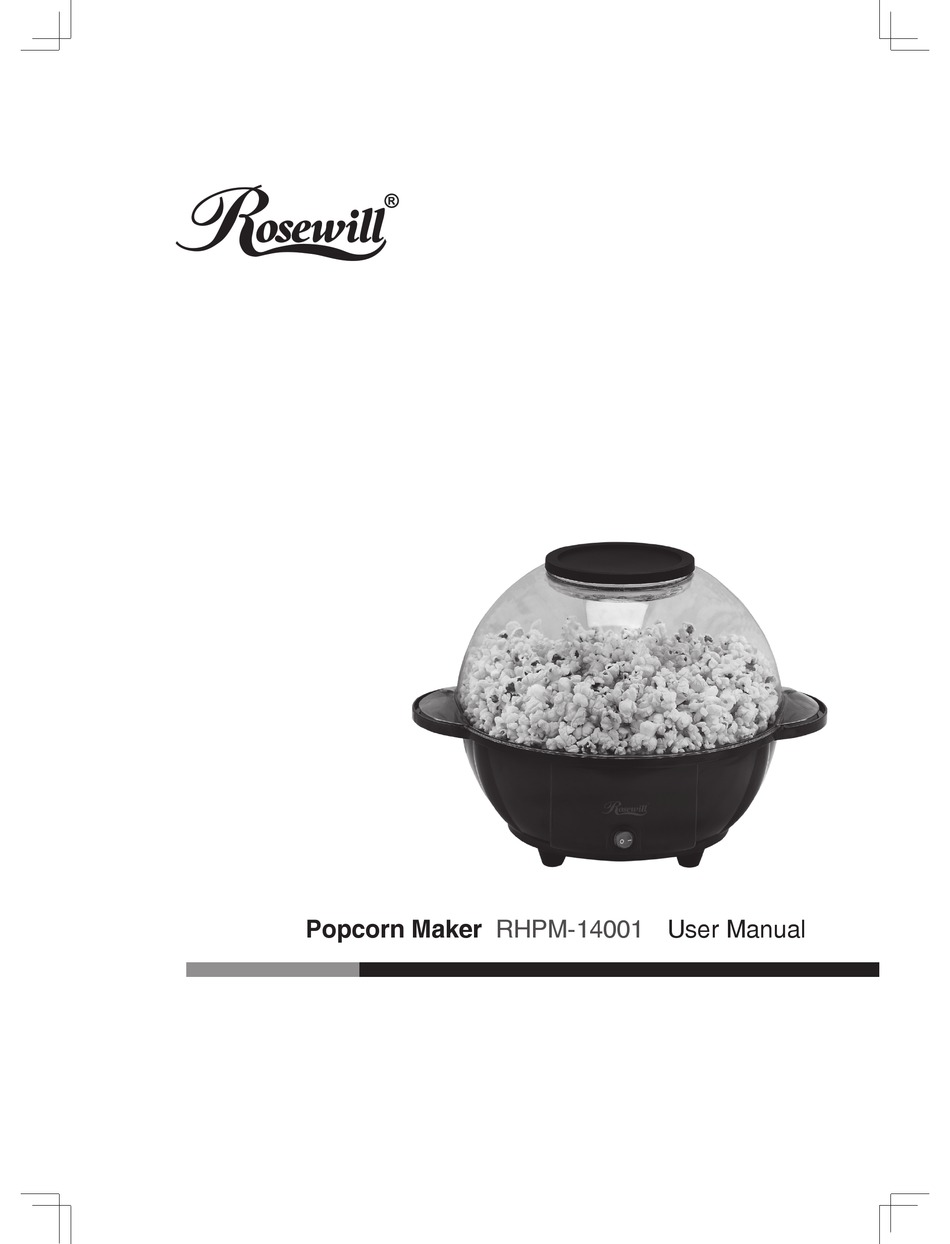 ROSEWILL RHPM-14001 USER MANUAL Pdf Download | ManualsLib