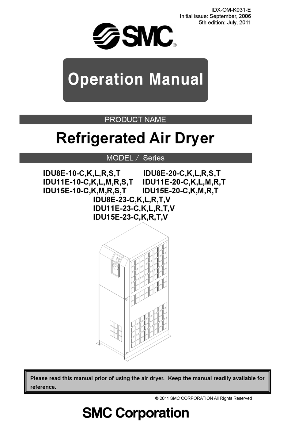 Smc Networks Idu8e 10 C K L R S T Operation Manual Pdf Download Manualslib