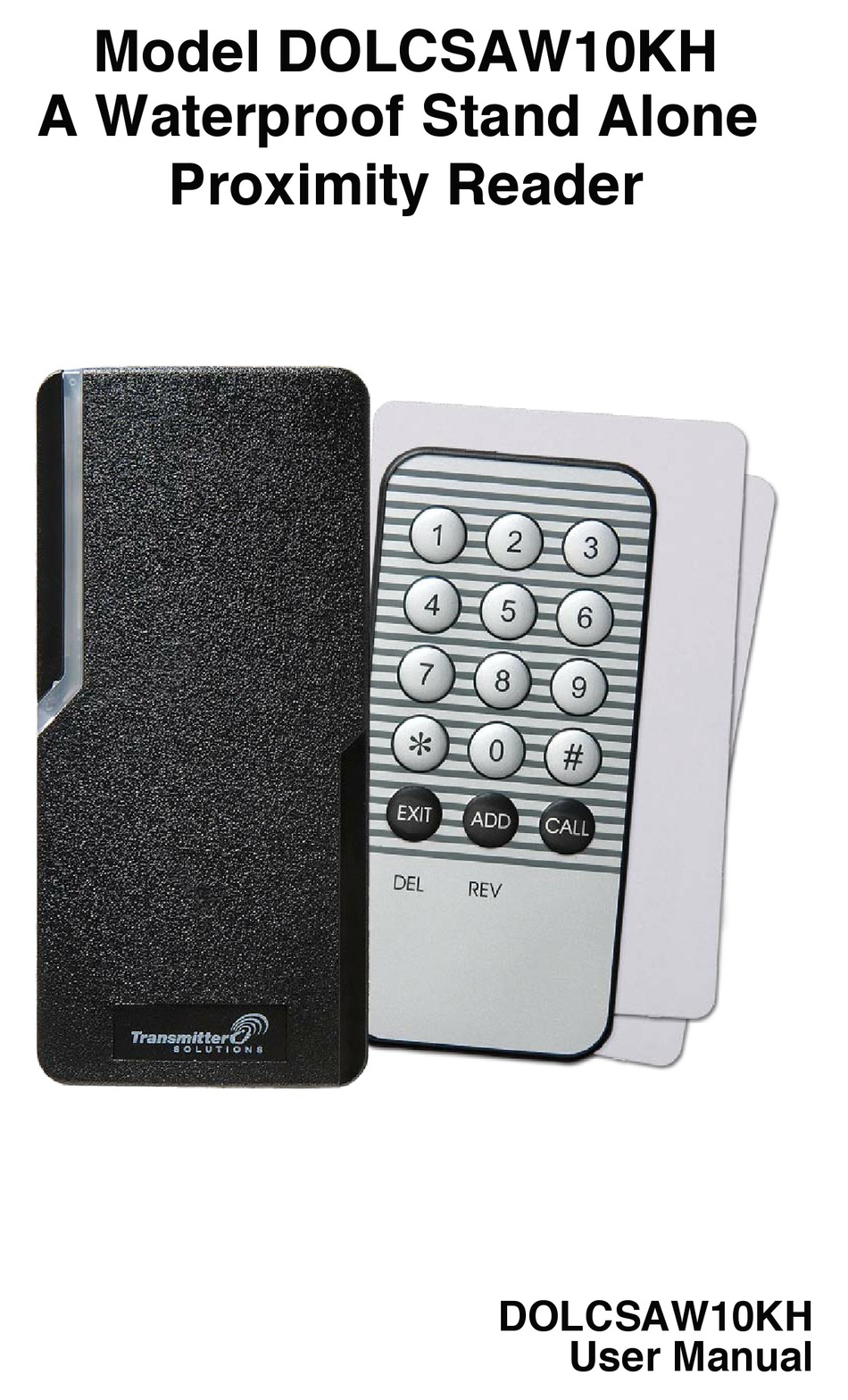 TRANSMITTER SOLUTIONS DOLCSAW10KH QUICK REFERENCE PROGRAMMING MANUAL