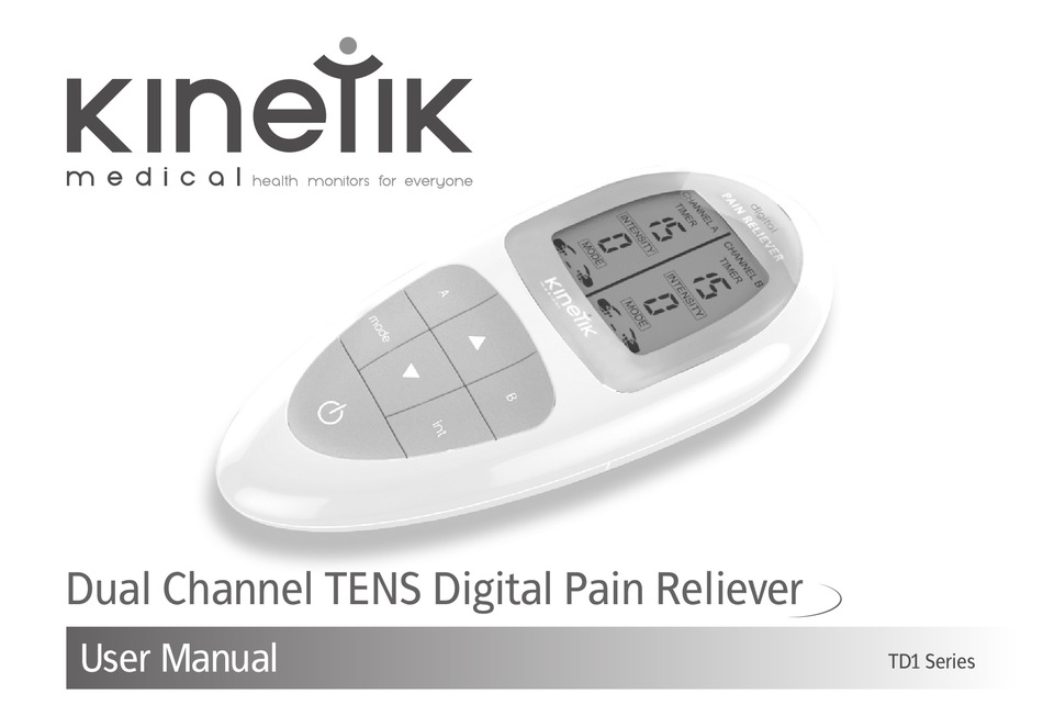 Buy Kinetik Wellbeing Dual Channel TENS Machine - TD3
