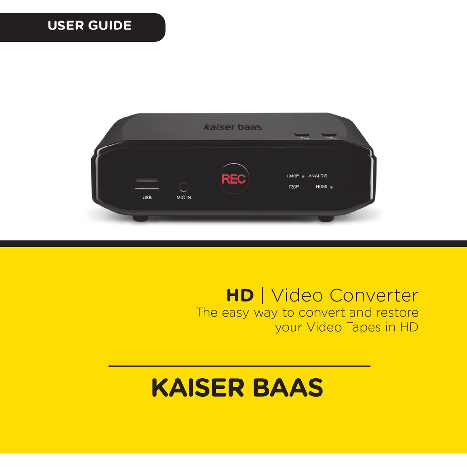 KAISER BAAS KBA03052 USER MANUAL Pdf Download ManualsLib
