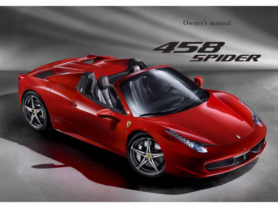 Ferrari 458 ITALIA 取扱説明書 | modernizmasateiciai.lt